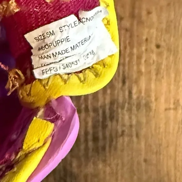 London Fog Mud Puppies Water Play Shoes Pink and Yellow Size 5 - Picture 8 of 8